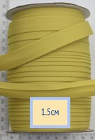 Коса бейка бавовна шир 15мм золото