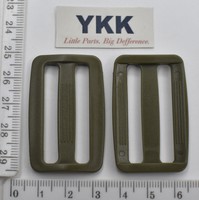 Рамка двощілинна YKK суперміцна шир 40мм хакі