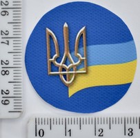 Аплікація клейовий друк спец фарбою ф=3.7см
