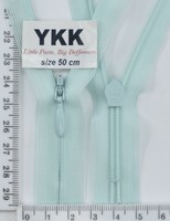 Блискавка спіраль №2 YKK Японія потайна нейлон 50см (822) м'ятний