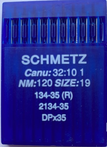Голки 134-35 R (DPx35) № 120 для прямострокових пром шв машин SCHMETZ Німеччина