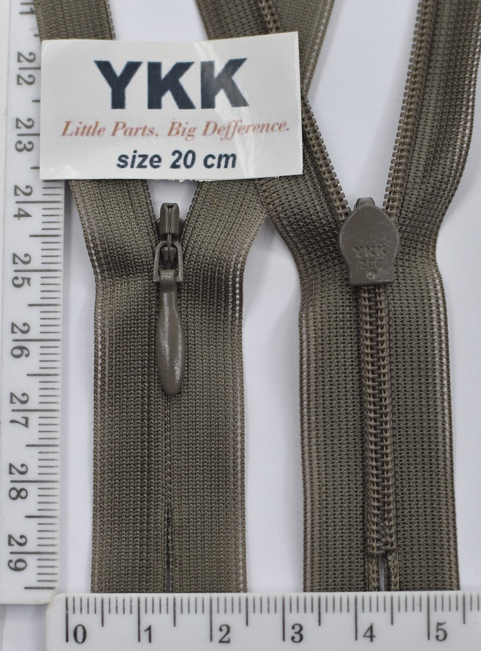 Блискавка спіраль №2 YKK Японія потайна нейлон 20см ( 318 )