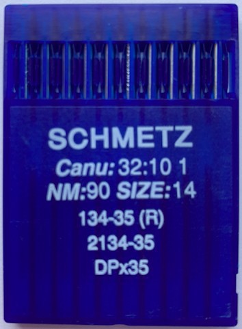 Голки 134-35 R (DPx35) № 90 для прямострокових пром шв машин SCHMETZ Німеччина