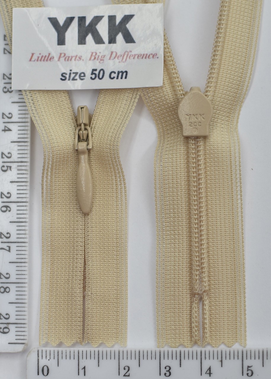 Блискавка спіраль №2 YKK Японія потайна нейлон 50см ( 125 )