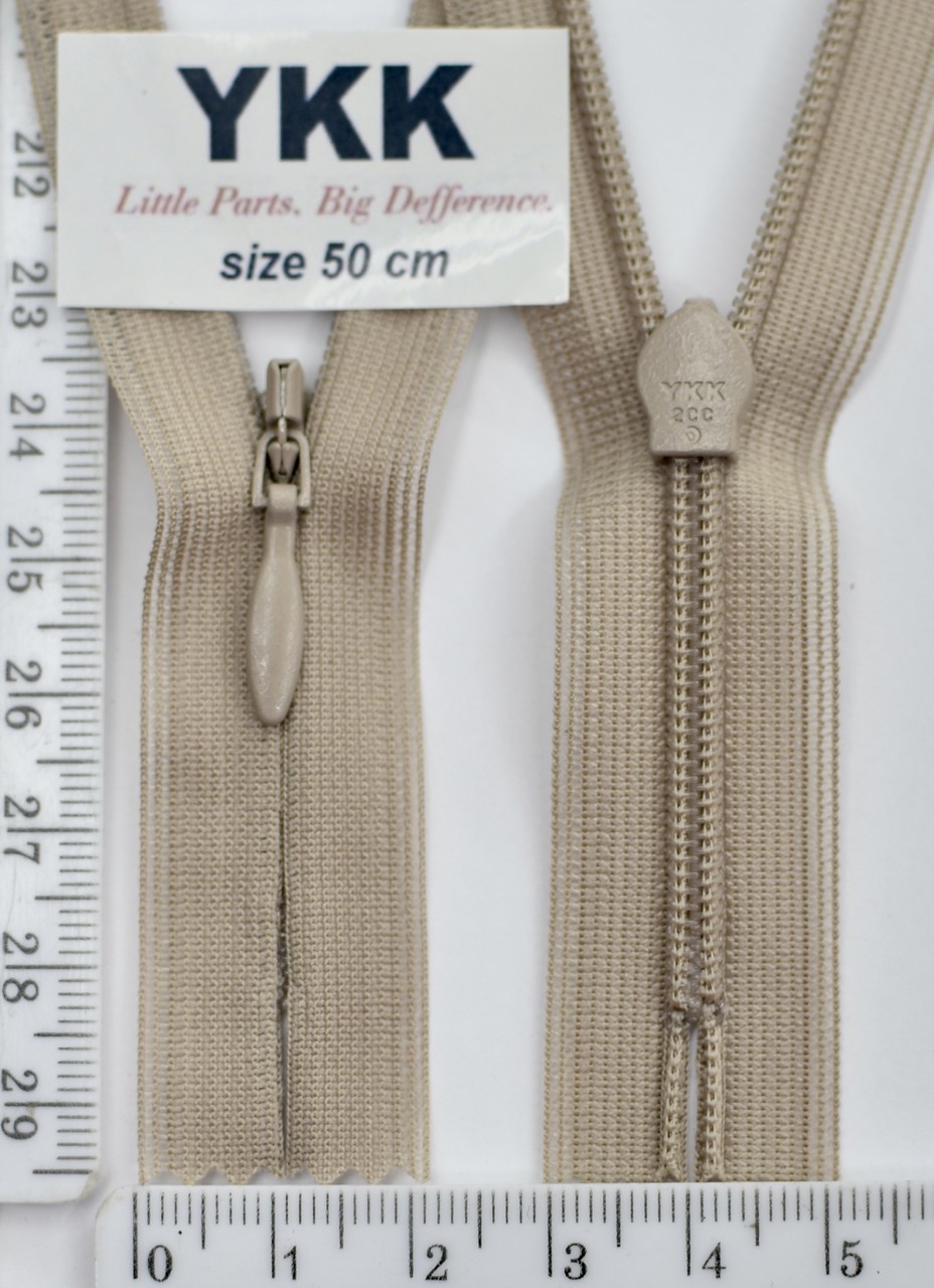 Блискавка спіраль №2 YKK Японія потайна нейлон 50см ( 128 )
