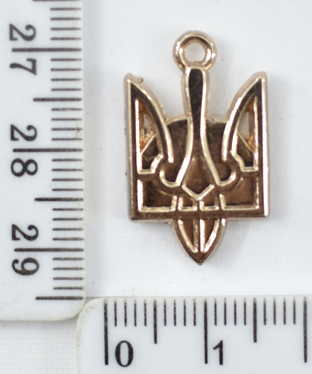 Оздоблення тризуб ф = 1,2 * 1,5 см золото