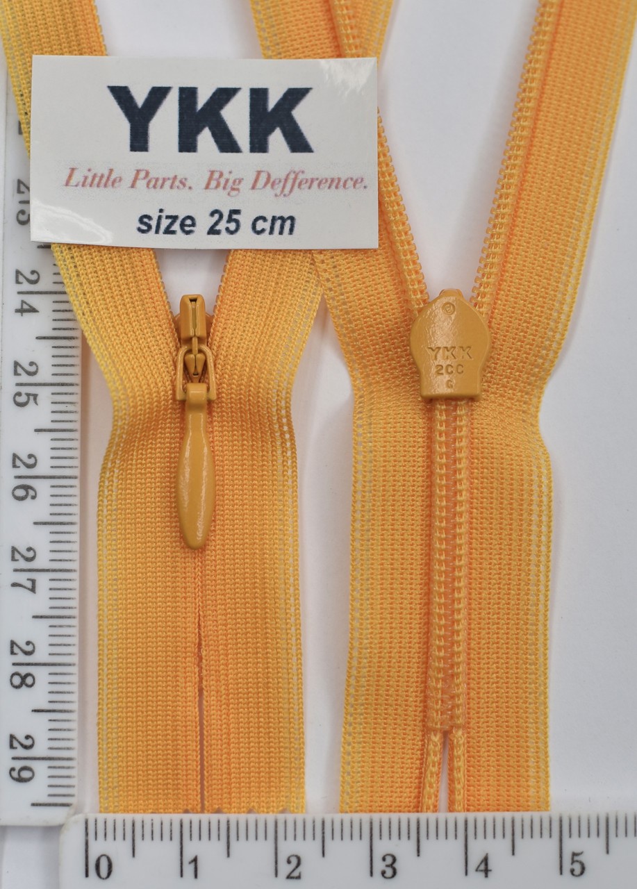 Блискавка спіраль №2 YKK Японія потайна нейлон 25см (056)