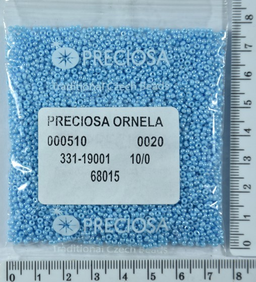 Бісер PRECIOSA №10 / 0 перлам №68015 пакет 50 грам