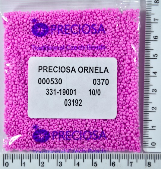 Бісер PRECIOSA №10 / 0 натур №03192 пакет 50 грам