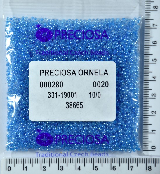 Бісер PRECIOSA №10 / 0 фарбують №38665 пакет 50 грам