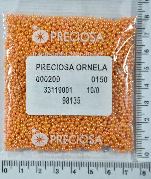 Бісер PRECIOSA №10 / 0 перлам №98135 пакет 50 грам