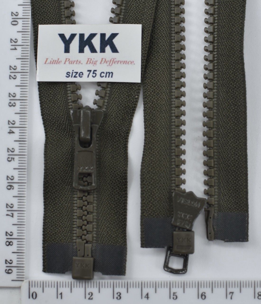 Блискавка 75см трактор №5 YKK Японія VSOR-56-DA-E - 194 болотний