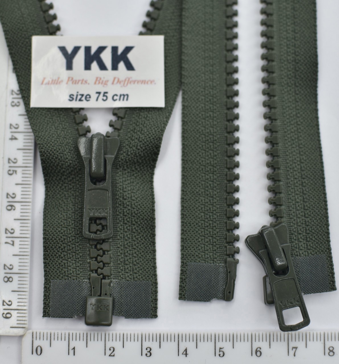 Блискавка 75см трактор №5 YKK Японія VSOR-56-DA-E -567 хакі - зелен