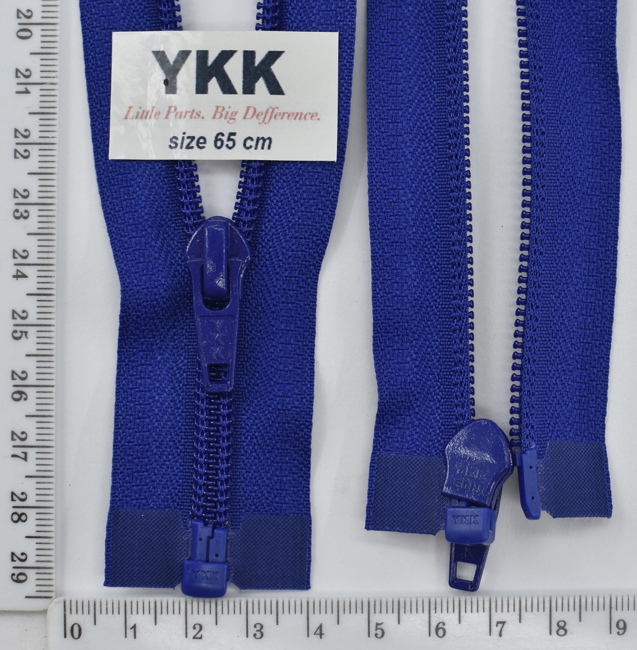 Блискавка YKK спіраль №5 разьемний 65см (220) нас синій