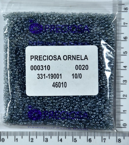 Бісер PRECIOSA №10 / 0 перлам №46010 пакет 50 грам