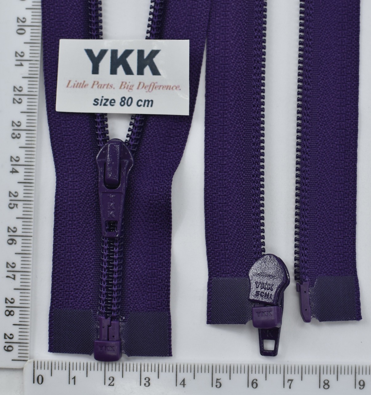 Блискавка спіраль №5 YKK Японія разьемний 80см (865) фіолет