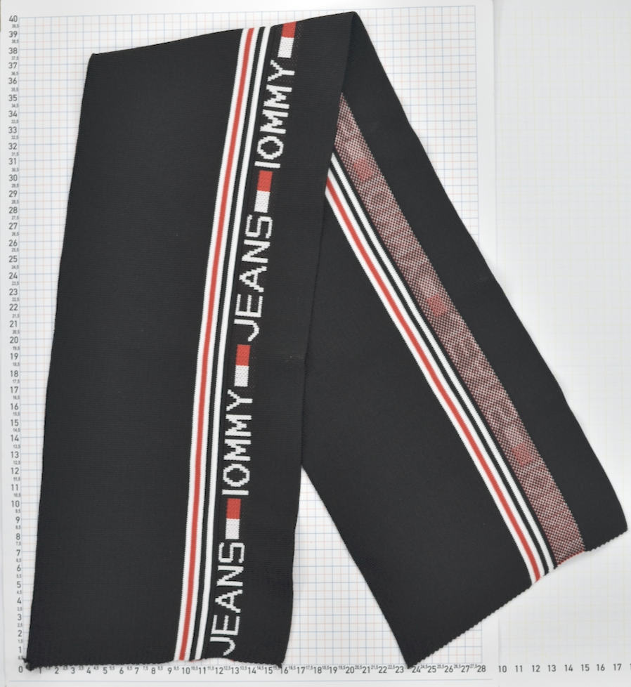 Гумка трикотажна "комір" 155 * 750мм Jeans чорна