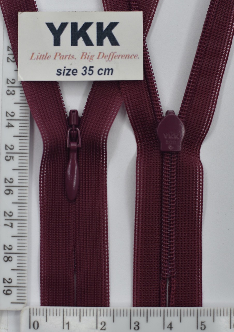 Блискавка спіраль №2 YKK Японія потайна нейлон 35см ( 525 )