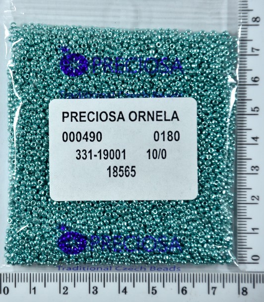 Бісер PRECIOSA №10 / 0 металік №18565 пакет 50 грам