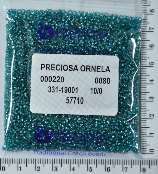 Бісер PRECIOSA №10 / 0 блискучий №57710 пакет 50 грам