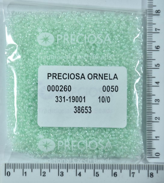 Бісер PRECIOSA №10 / 0 фарбують №38653 пакет 50 грам