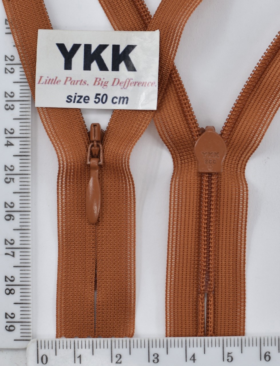 Блискавка спіраль №2 YKK Японія потайна нейлон 50см (102)