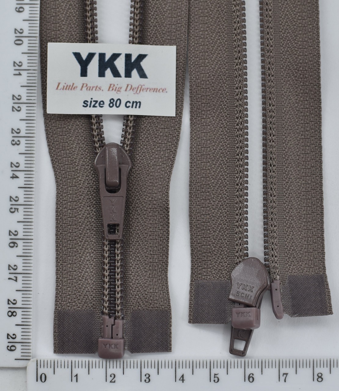 Блискавка спіраль №5 YKK Японія разьемний 80см (296) т бежев