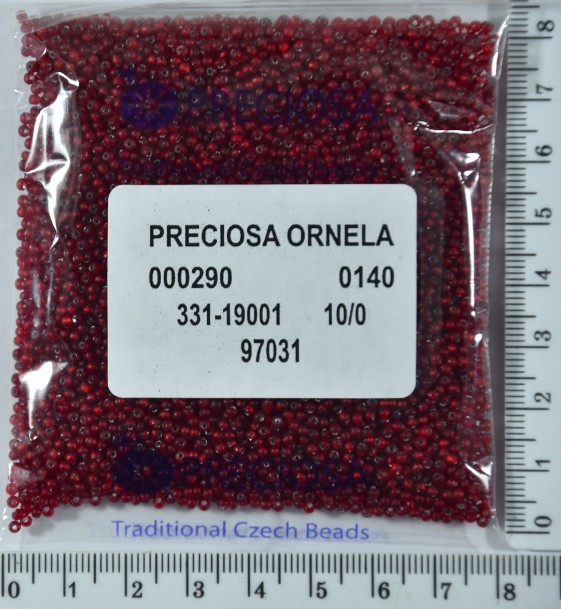 Бісер PRECIOSA №10 / 0 блискучий №97031 пакет 50 грам