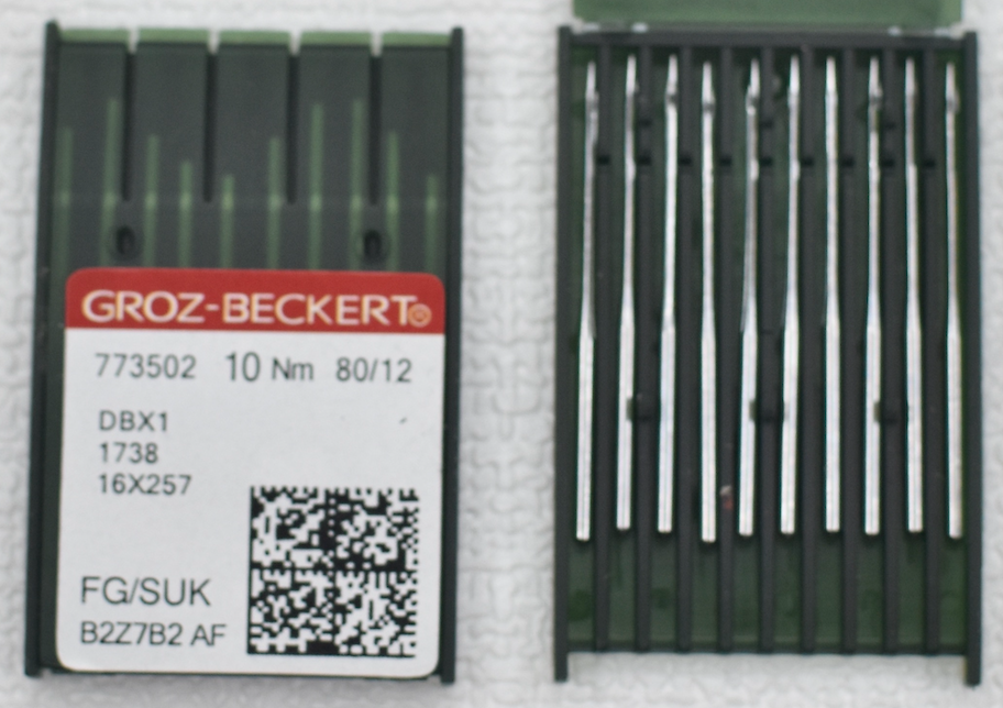 Голка № 80 DВ x 1 (тонка колба) промислові GROZ-BECKERT 