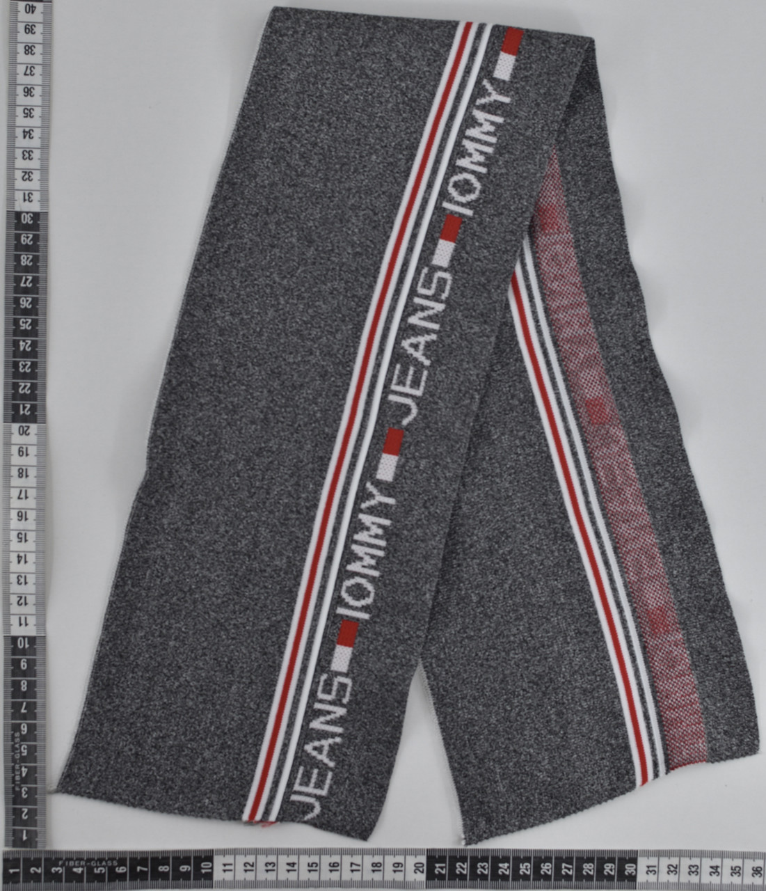 Гумка трикотажна "комір" 14 * 75см Jeans сіра
