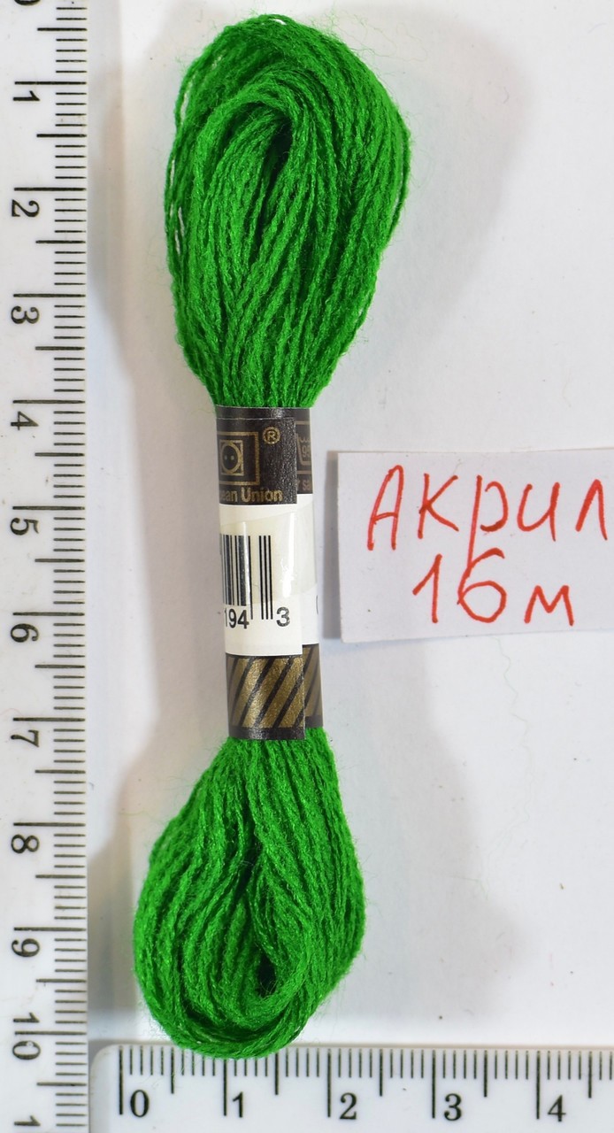 Муліне акрил (16м) №42 зелнь