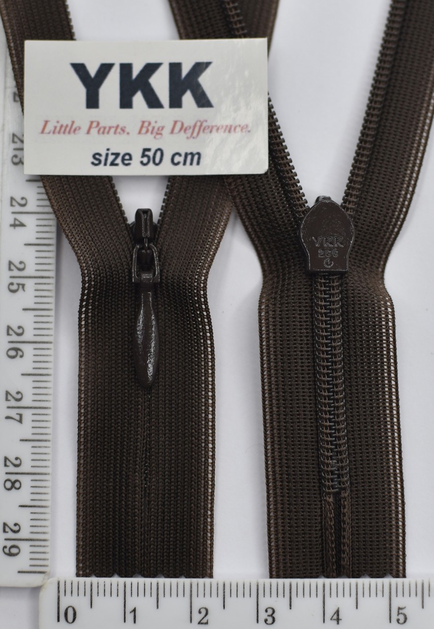 Блискавка спіраль №2 YKK Японія потайна нейлон 50см ( 141)