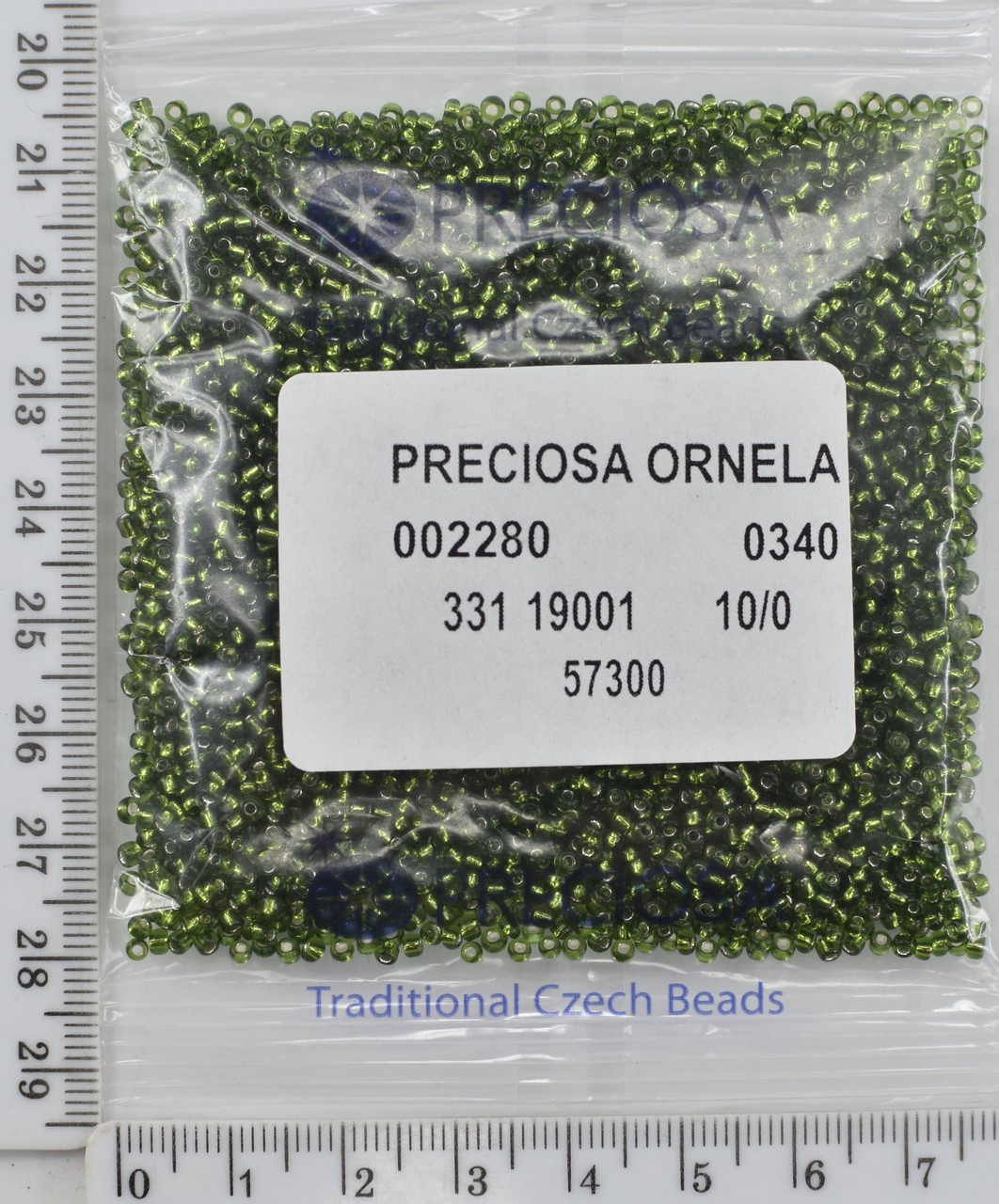 Бісер PRECIOSA №10 / 0 блискучий №57300 пакет 50 грам