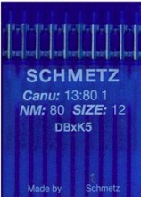 Голки DBхК5 № 80 для вишивальних пром шв машин SCHMETZ Німеччина