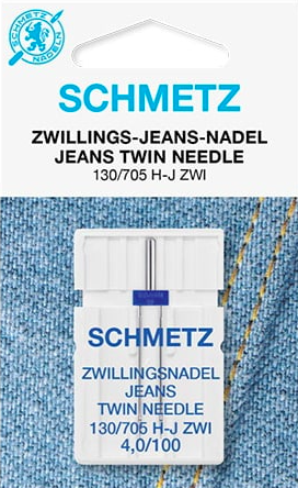Голка подвійна Jeans № 100 / 4мм SCHMETZ Німеччина побут шв маш