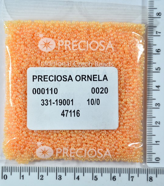 Бісер PRECIOSA №10 / 0 перлам №47116 пакет 50 грам