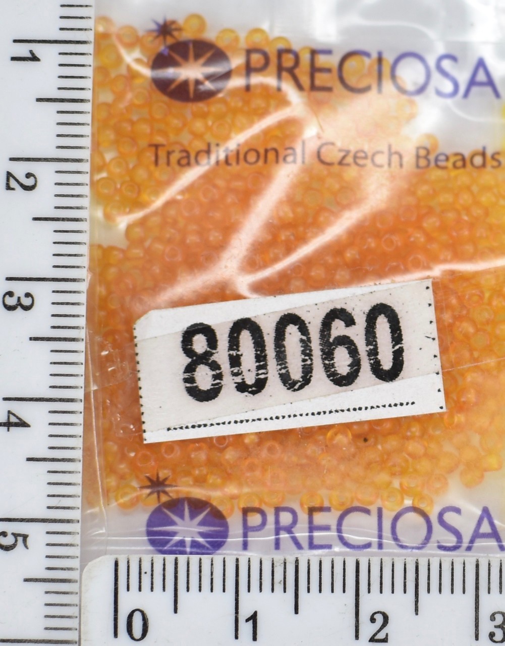 Бісер PRECIOSA №10 / 0 №80060 шт = 5гр