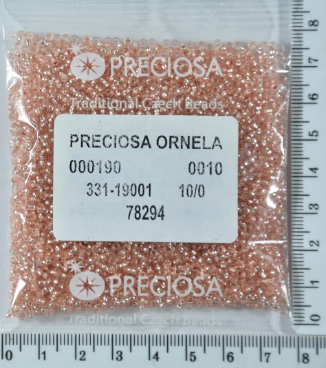 Бісер PRECIOSA №10 / 0 блискучий №78294 пакет 50 грам