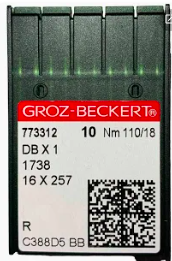 Голка № 110 DВ x 1 (тонка колба) промислові GROZ-BECKERT 