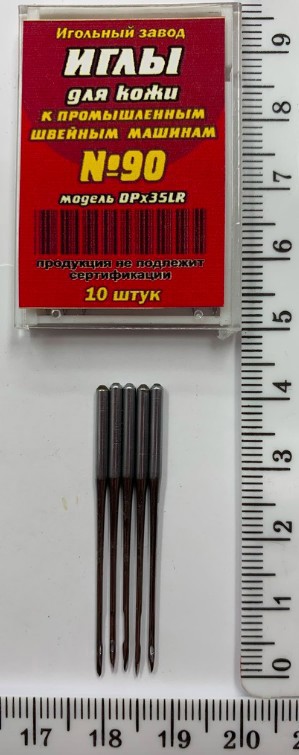 Голка шкіра DPх35LR № 90 для пром шв машин