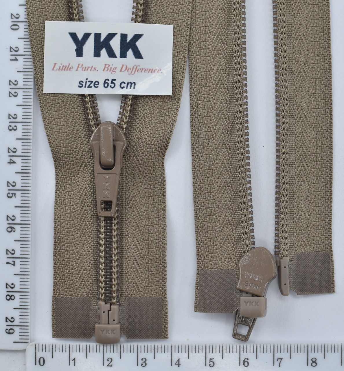 Блискавка YKK спіраль №5 разьемний 65см (894) бежев