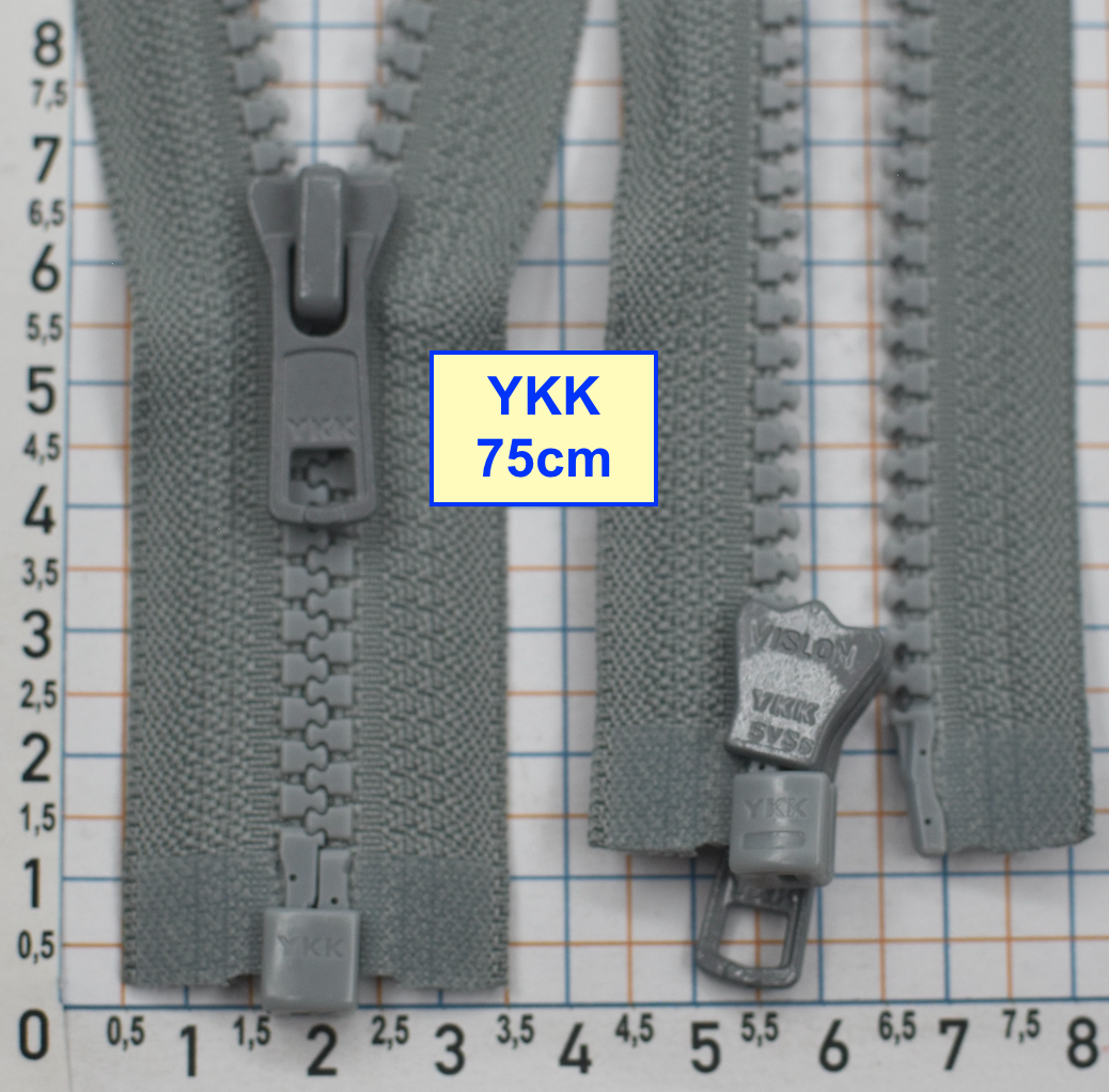 Блискавка трактор №5 YKK Японія 75см бетонн (525)