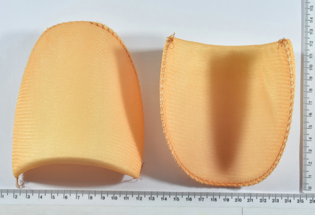 Підплічники щільні середні (5/8 "= 16мм) персик