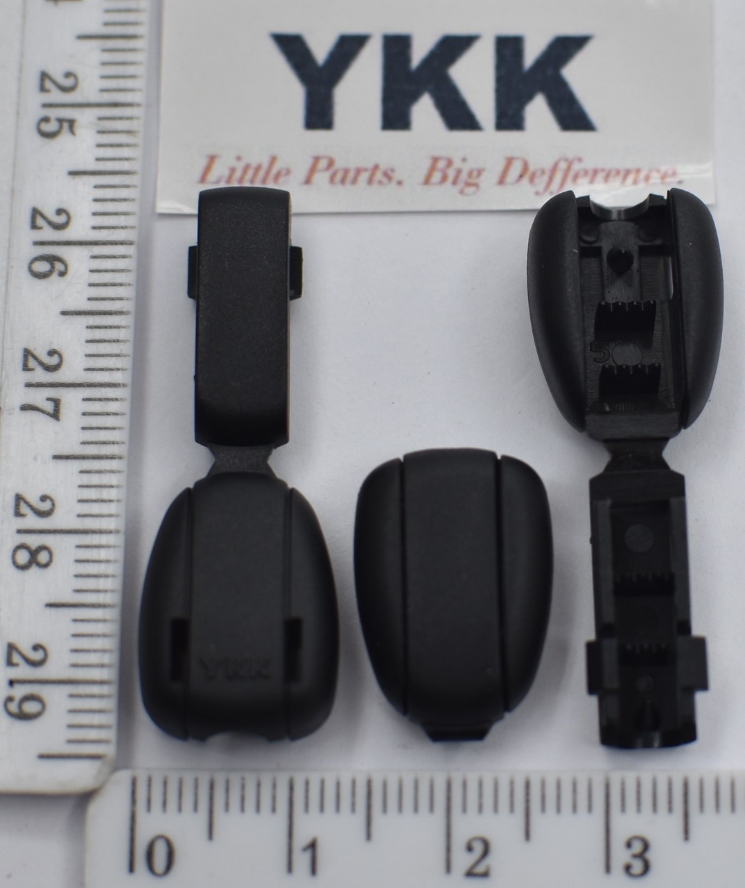Накінечник LЕ03СMТ YKK Японія під шнур ф2-4мм чорний