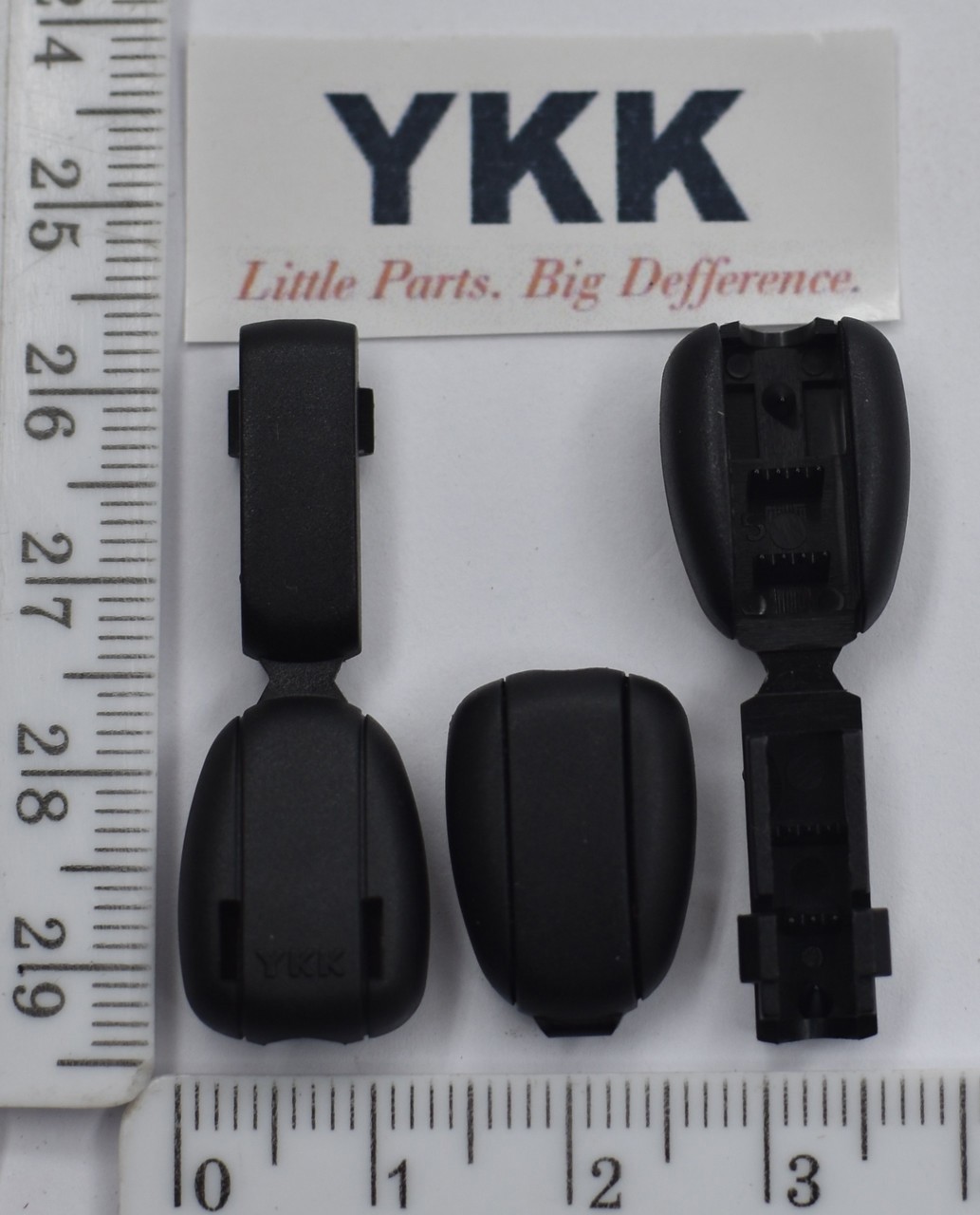 Накінечник LЕ03СMТ YKK Японія під шнур ф2-4мм чорний