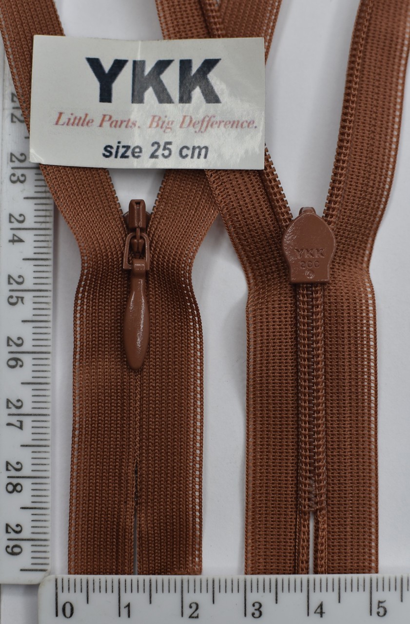 Блискавка спіраль №2 YKK Японія потайна нейлон 25см (809)