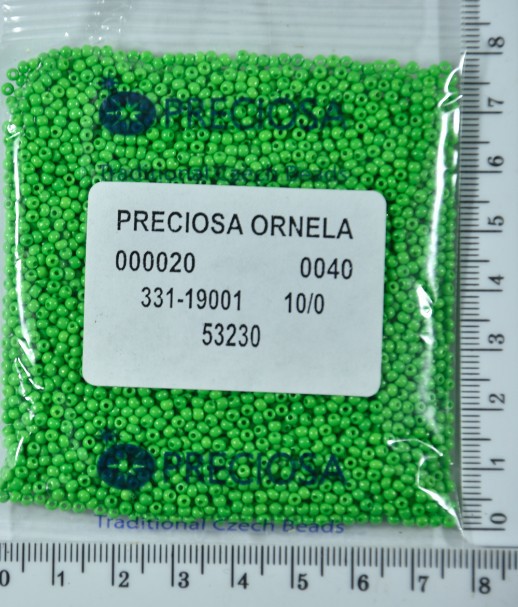 Бісер PRECIOSA №10 / 0 натурал №53230 пакет 50 грам