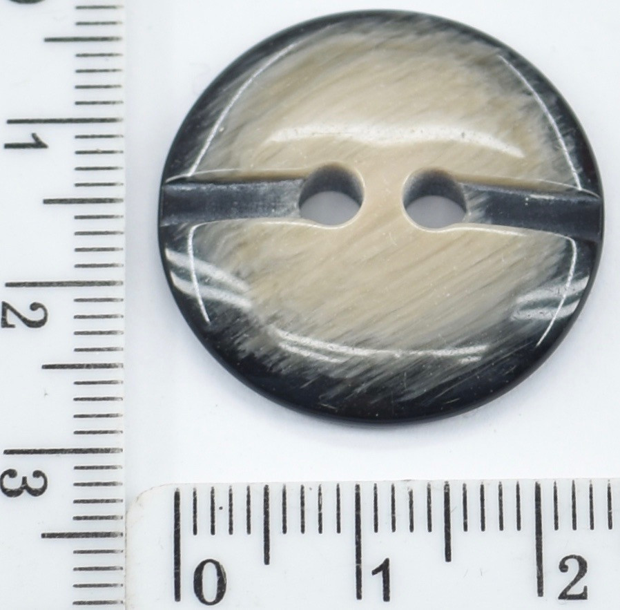 Гудзик ф 25мм 2отверстія беж