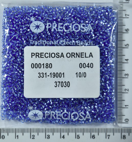 Бісер PRECIOSA №10 / 0 блискучий №37030 пакет 50 грам
