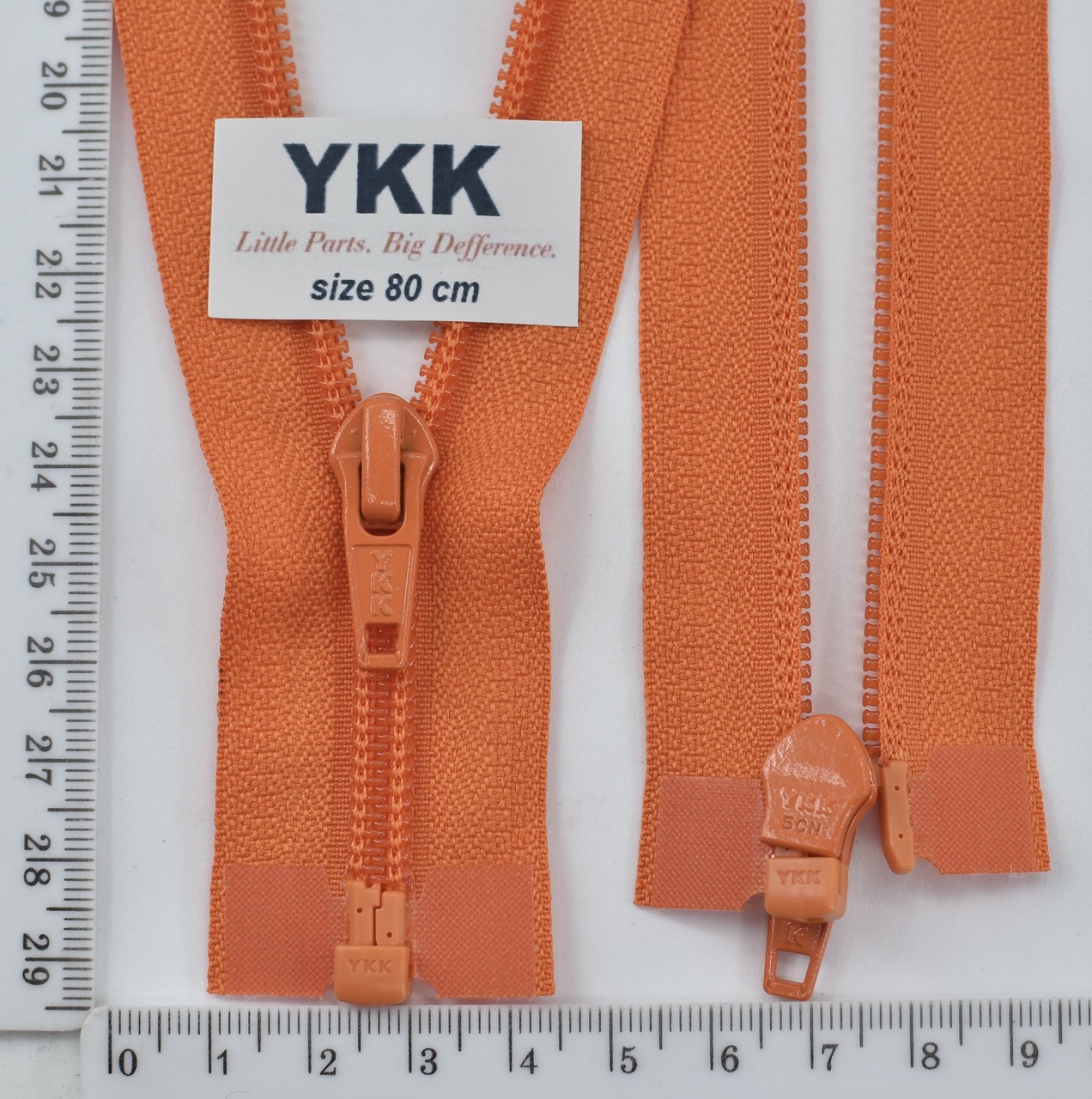 Блискавка спіраль №5 YKK Японія разьемний 80см (849) нас оранж